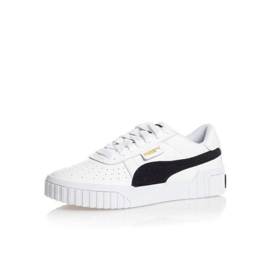 Puma Sneakers femme Puma Cali Femme Blanc Cdiscount