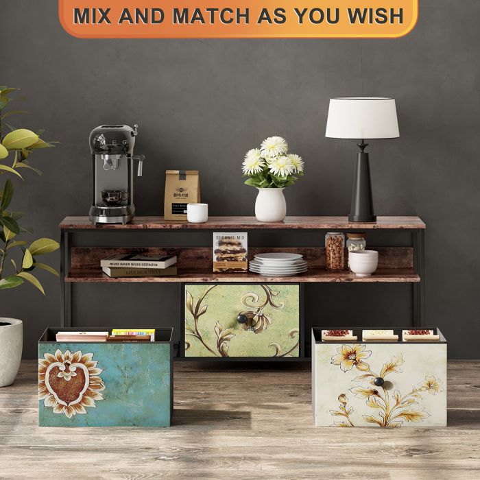 Meubles TV Meuble TV mural de 78,7 pouces, console multimédia for centre de divertissement, étagère TV flottante, armoire de console multimédia for le stockage, cacher les câbles de prises décoration
