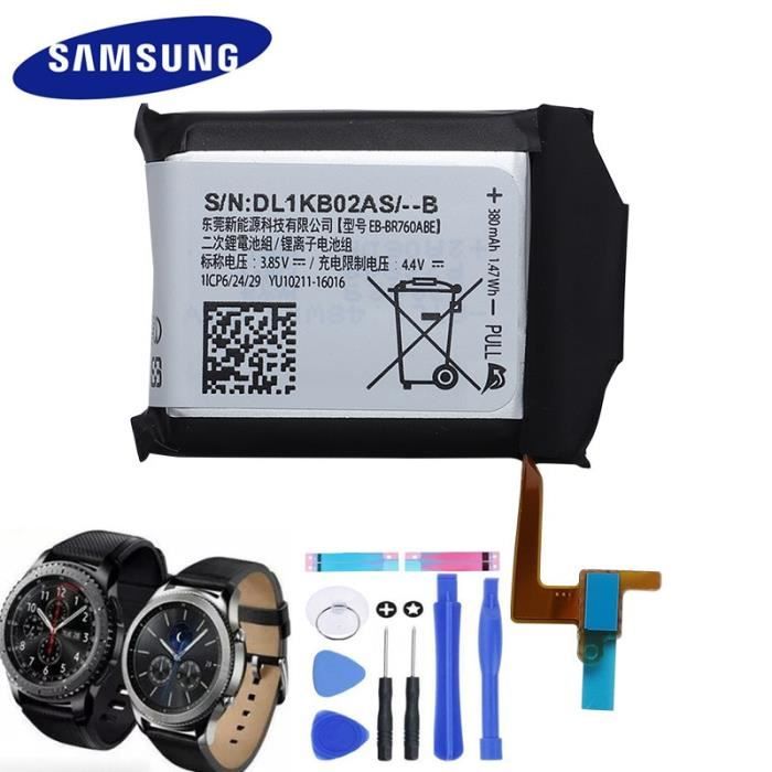 Batterie D origine De Samsung Eb br760abe Et Gear S3 Frontiere classique Eb br760a Sm r760 Sm r770 Sm r76 Cdiscount Telephonie