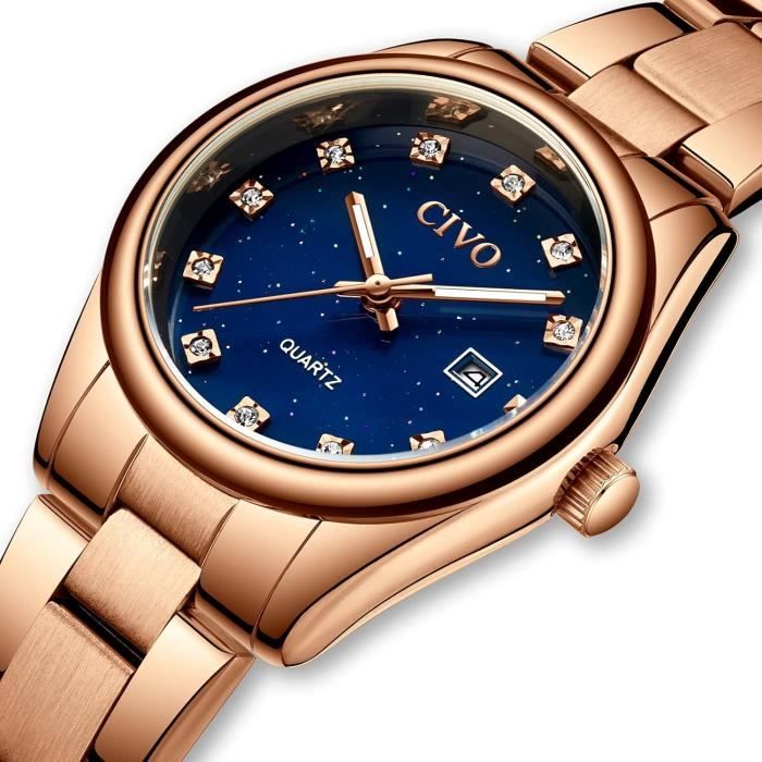CIVO Montre Femme Élégante Classique Ensemble Montre et Bracelet CIVO Montre Femme Élégante Classique Ensemble Montre et Bracelet