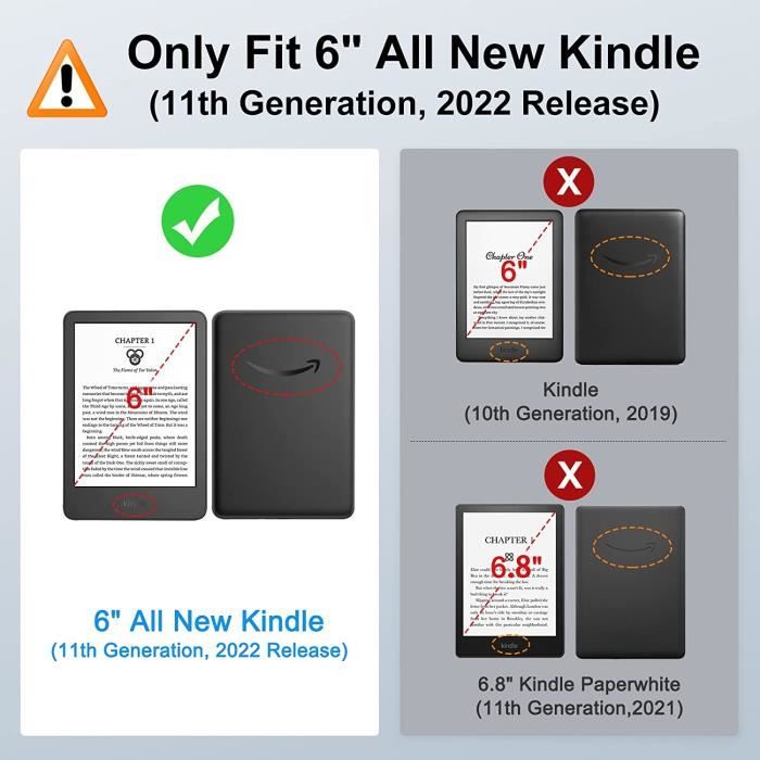 Coque Compatible avec 6 All-New Kindle (11e Génération -Version