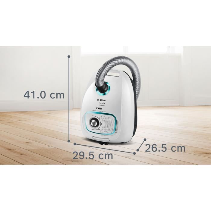 BOSCH BGLS4HYG2 Aspirateur avec sac - Puissance 700 W - Filtre UltraAllergy  - Grande capacité 4 l - Rayon d'action 10 m - Cdiscount Electroménager