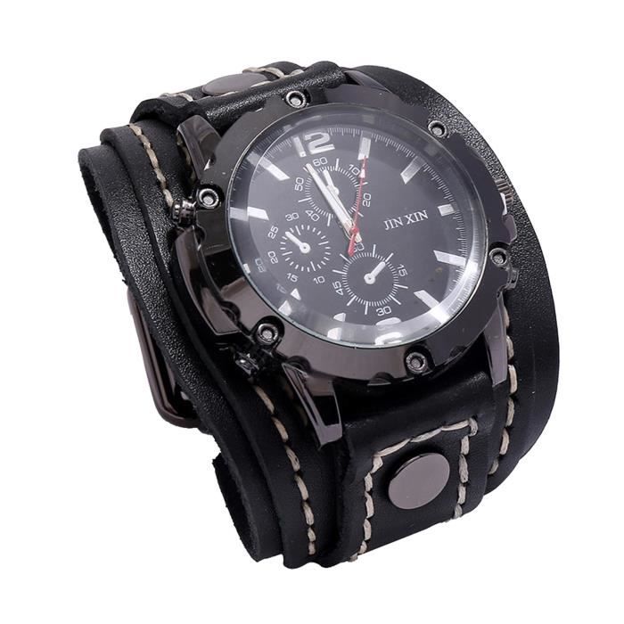 Montre sale large homme