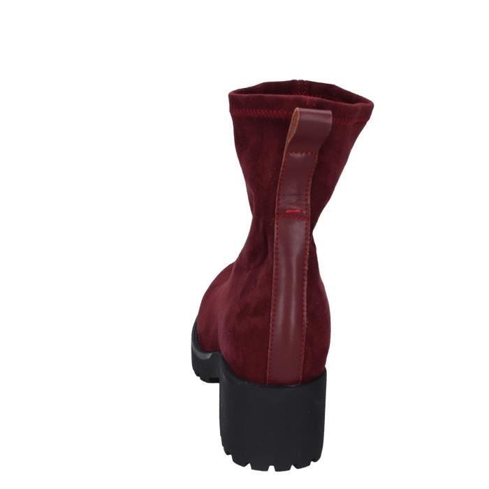 Bottes daim bordeaux deals
