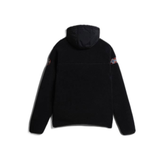 Sweat Polaire Polaire Napapijri Noir Polaire Napapijri Teide Noir