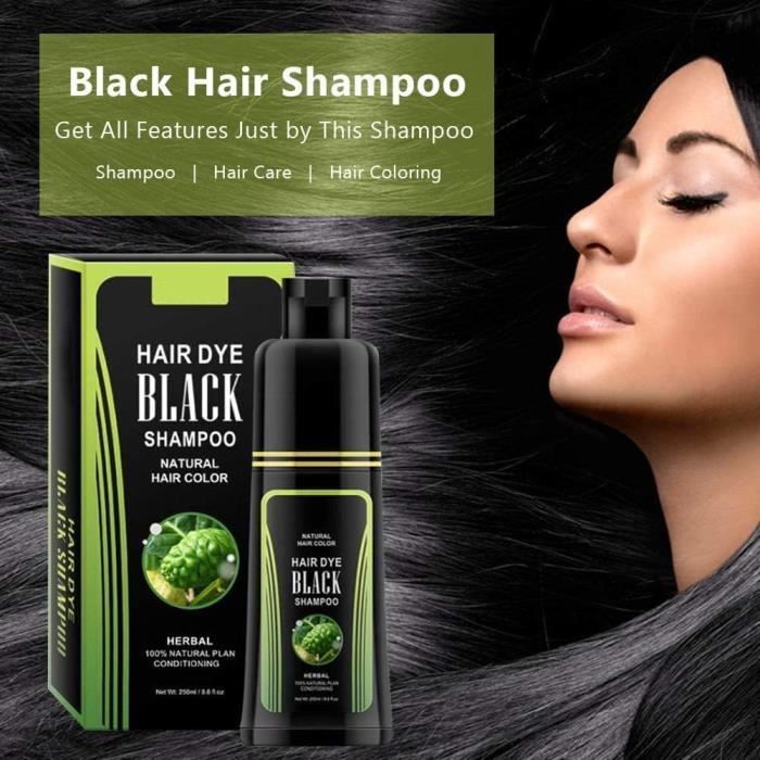 Shampooing Naturel Pour Cheveux Noirs,250 Ml De Shampooing De — free download
