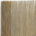 Canisse en bambou naturel - AUBRY GASPARD - 1 x 5m - Hauteur 100cm - Diamètre 7cm-2
