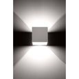 Applique Murale QUAD LED Up/Down Lampe Murale Moderne Design pr Chambre Salon Escalier Couloir - Blanc-2