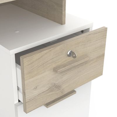 Yaheetech Bureau Informatique, Table d'Ordinateur, 140 x 60 x 75cm
