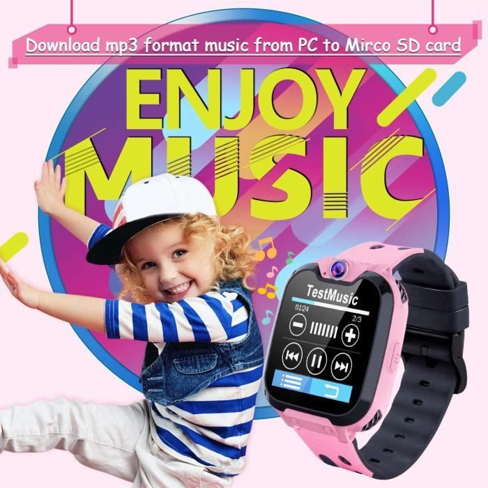 Montre Connectée Enfant - Smartwatch Téléphone Intelligente avec 17 Jeux,  Appel, SOS, Musique, Appareil Photo, Lampe de Poche, Revei - Cdiscount  Téléphonie