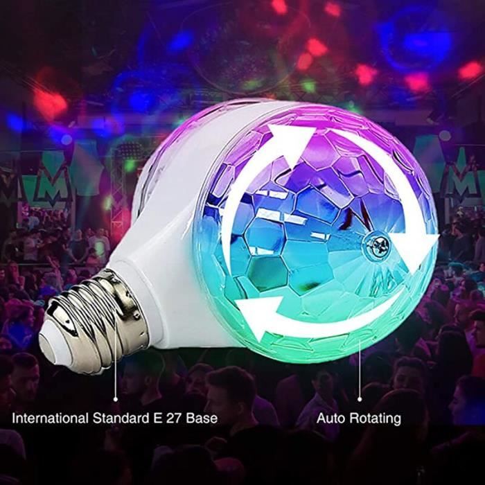 Éclairage de Scène LED Lampe à Tête rotative Lumière pour Soirée Dj Disco,  Club Fête Bar, Lampe pour Concert