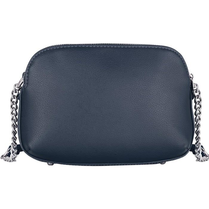 Sac à Main Bandoulière Femme Bleu Azur En Simili Cuir - 3 Compartiments Zippés - Taille Moyenne - Neuf Sans étiquette
