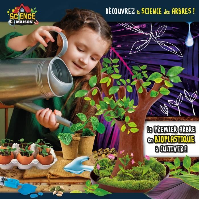 LISCIANI I'm A Genius Science: La Botanique - Oltre 50 Esperimenti Su Piante E Alberi, Kit Giardinaggio Per Bambini 8-12 Anni, Vasi E Semi Inclusi, Made In Italy