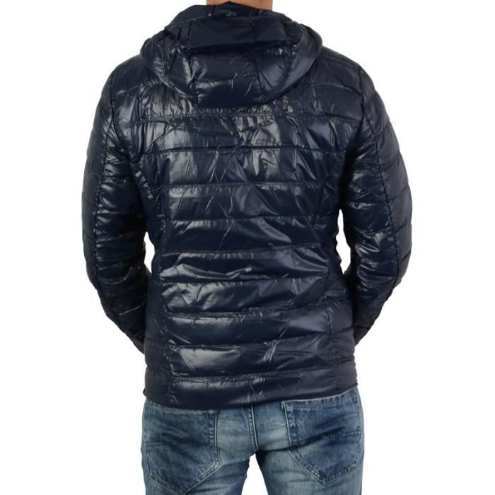Doudoune EA7 Emporio Armani Bleu Cdiscount Pr t Porter