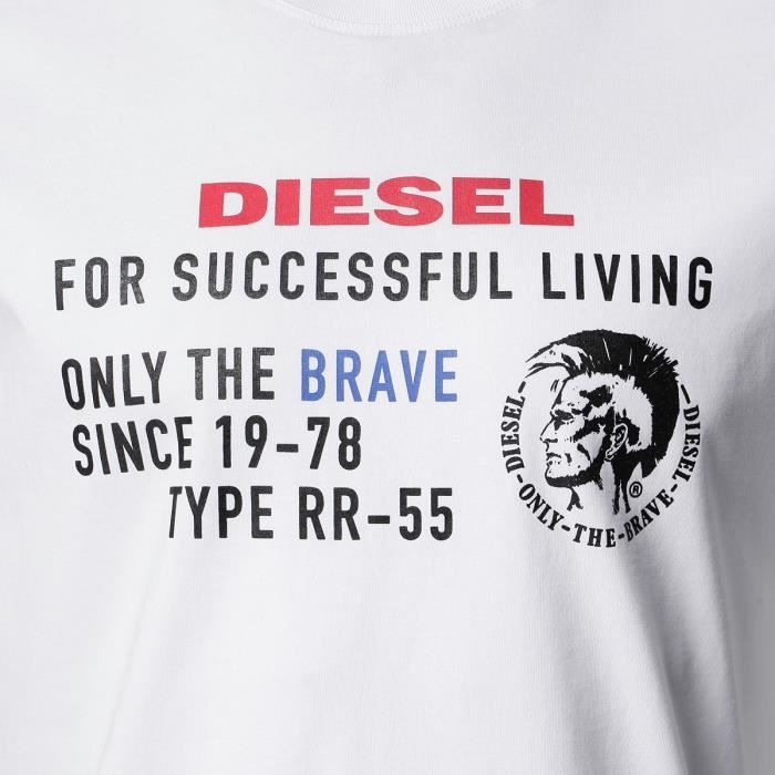 Tee shirt diesel homme solde on sale