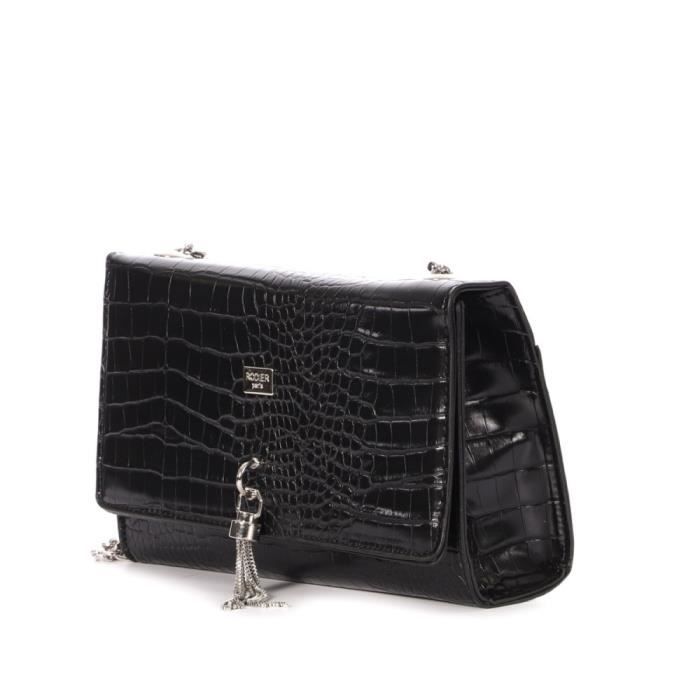 Sac Bandouliere Noir Femme Rodier Paris Baltia Cdiscount Bagagerie Maroquinerie
