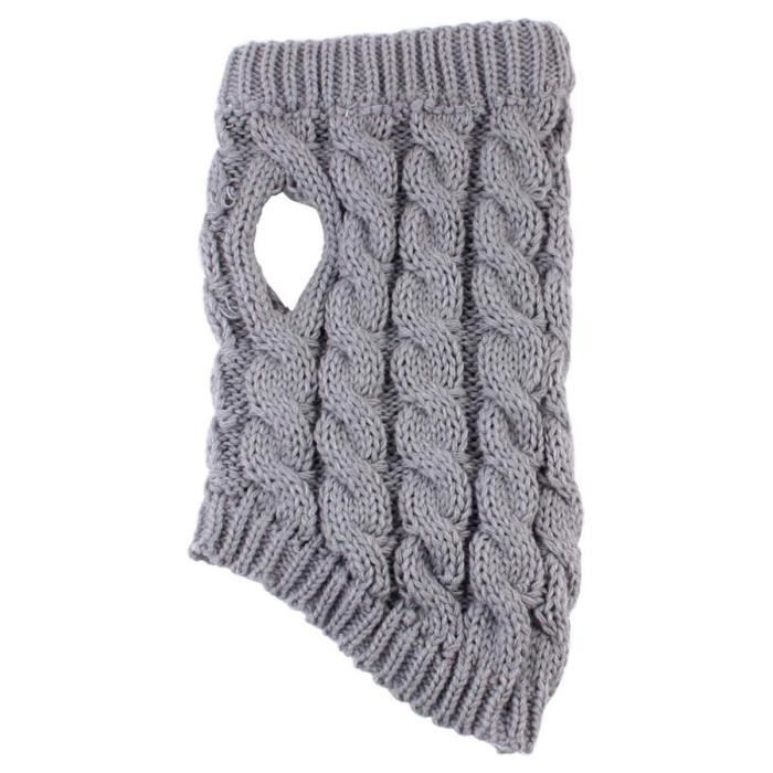 Manteau Chaud de Gilet de Pull de Chien Pulls d'hiver de Laine de