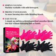 4pcs gants de teinture pour les cheveux gants de nettoyage réutilisables gants de protection résistants à l'huile pour l 106 130084-3