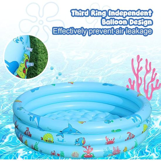 Piscine Gonflable Ronde épaisse pour Enfants, pataugeoire à Motif de cœur Vintage pour intérieur Rose Piscine Gonflable Ronde épaisse pour Enfants, pataugeoire à Motif de cœur Vintage pour intérieur Rose