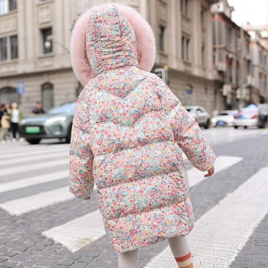 Doudoune en duvet fille outlet