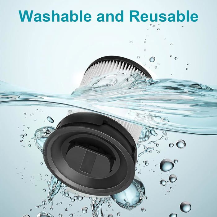 Lot De 2 Filtres De Rechange Pour Aspirateur Sans Fil - Filtration Poussière Fine Et Pellicules