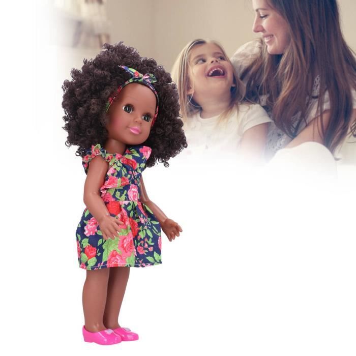 Appoo 138 Pouces poupées Noires pour Les Filles poupées Fille Cheveux Afro  poupée Africaine bébé Silicone Nouveauné poupée réaliste bébé Jouer poupée  Cadeau pour Enfants : : Jeux et Jouets