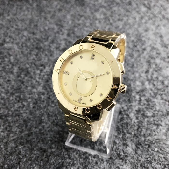Montres Montre Quartz de luxe avec petit cadran en diamant pour