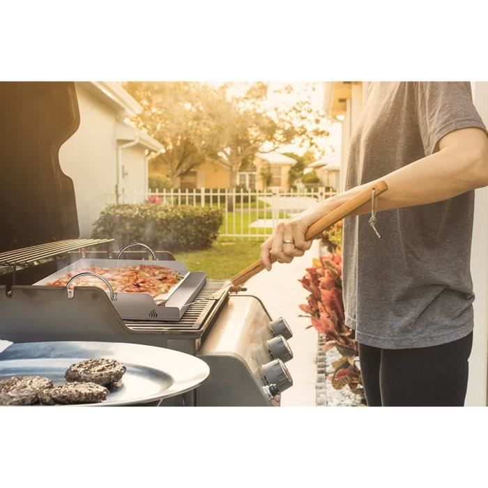 Onlyfire Plaque De Cuisson En Fonte Réversible 44x25,5cm Pour Weber Spirit I & II 200 Série Plancha Gaz Onlyfire Plaque De Cuisson En Fonte Réversible 44x25,5cm Pour Weber Spirit I & II 200 Série Plancha Gaz