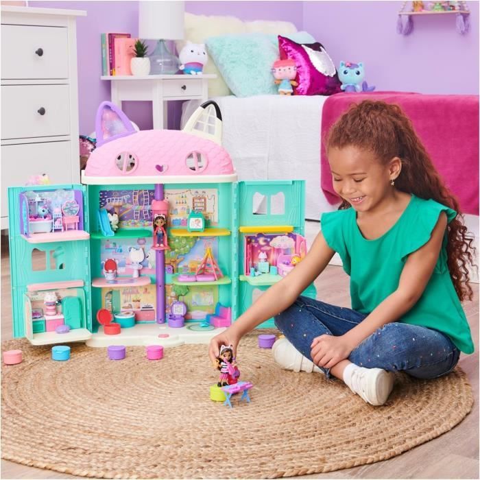 Coffret Gabby et la Maison Magique - Gabby + Chat + Accessoires, à Amazon