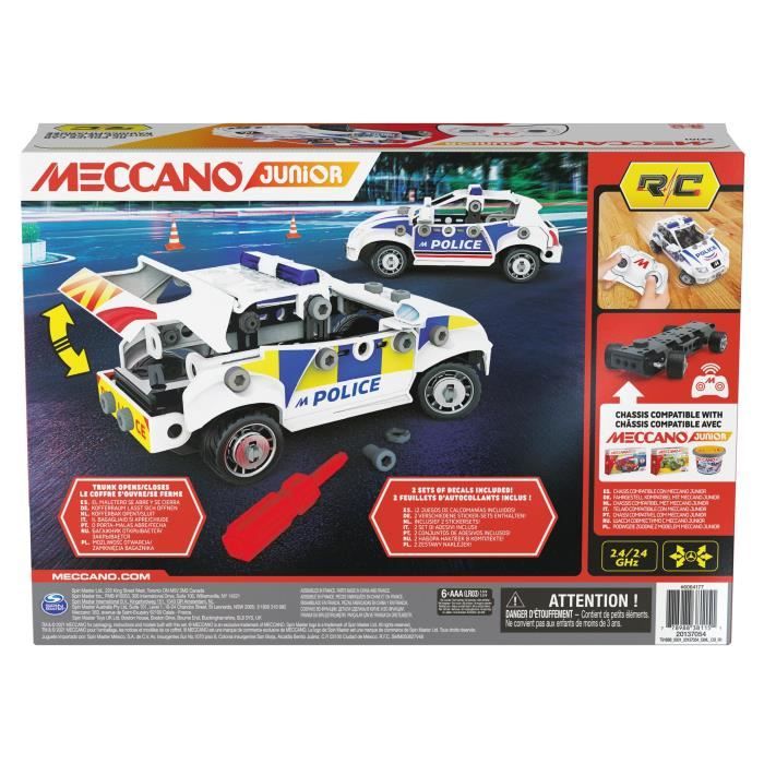 MA VOITURE DE POLICE RC Meccano Junior Cdiscount Jeux Jouets