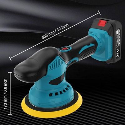 Ponceuse Électrique Sans Fil 16,8V 3500 Tr/min Avec 36 Papiers Abrasifs - Idéale Bricolage Bois Métal
