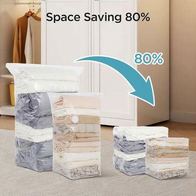 Allecto Plus - Lot de 6 grands sacs de rangement 105 L imperméables avec fermeture Allecto Plus - Lot de 6 grands sacs de rangement 105 L imperméables avec fermeture