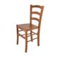 Tommychairs Set 1 Chaise Venice Pour La Cuisine Bar Et La Salle à Manger Structure En Bois Couleur Cerisier Et Assise En Bois