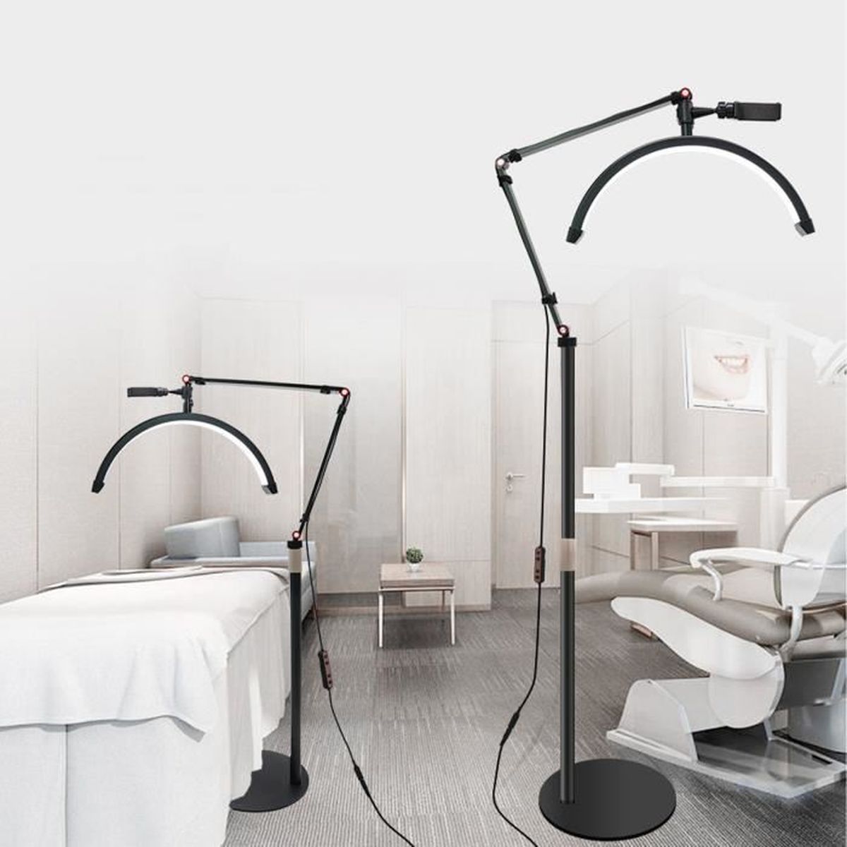7w Lampe à cils Extension de cils Lumière Led Clip Sur Lampe Usb Eye-care  Book Light Home Bedroom