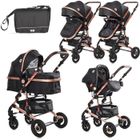 Poussette combinée trio 3 en 1 avec siège auto 0m+ ALBA SET Lorelli