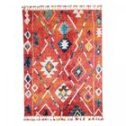 UNAMOURDETAPIS Tapis berbère style BERBER TRIBAL MK 02 Multicolore 100x100 carre OEKO TEX®