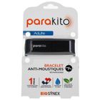 VISIOMED PARAKITO Bracelet Anti-Moustiques Rechargeable Noir adulte