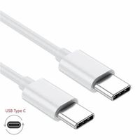 Lot de 2 Câble USB Type C vers Type C - 1 M pour Samsung Galaxy A51 6.5" Charge Rapide-Câble de Recharge-Synchronisation