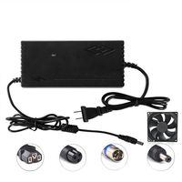Chargeur trotinette electrique 54,6V 2A pour li-ion batterie 24V 48V e-bike scooter moto chargeur de batterie multiple protection