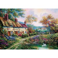 Puzzle 1500 pièces : Jardin de printemps Coloris Unique