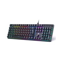 Clavier Gamer AUKEY KM-G16 105-key mixed light green axis RGB mechanical keyboard black (French layout)