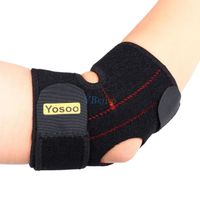 Yosoo Elbow Pad envelopper soutien bras sangle réglable en néoprène 