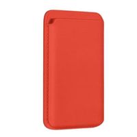 Porte-Carte Magnétique Rouge pour iPhone et Android - PROMO LINGE