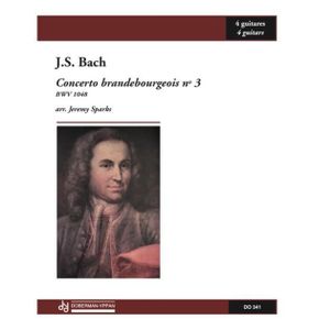PARTITION Concerto brandebourgeois no. 3, BWV 1048