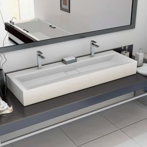 vasque a poser en terrazzo creme atlantica cdiscount bricolage