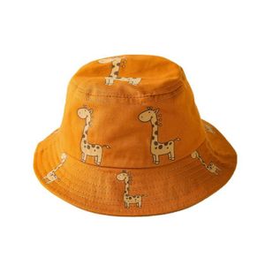 CHAPEAU - BOB Chapeau de soleil à large bord pour enfants, imprimé girafe, Protection UV, pour l'extérieur Model:KEY649