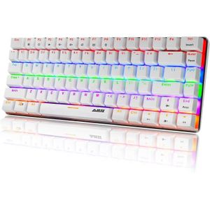 The GLab Keyz RUBIDIUM E Clavier Mcanique Gaming AZERTY FR Haute  Performance Clavier Gamer Red Switch Rtroclairage Full RGB[1609]