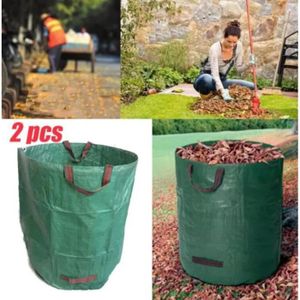 Jardin Rubbish Waste Bags Sac Poubelle Refuser Sac Feuille Herbe Sac 55 L capacité 