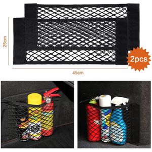 Filet De Rangement Universel Pour Voiture – Organisateur De Coffre En Nylon Avec Crochets, Idéal Camion, SUV Et Siège Arrière