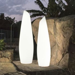 LAMPE DE JARDIN  Lampadaire d'extérieur LED - NEWGARDEN - Fredo - Blanc - IP65 - H140cm